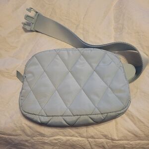 Vera Bradley Light Blue Quilted Belt Bag